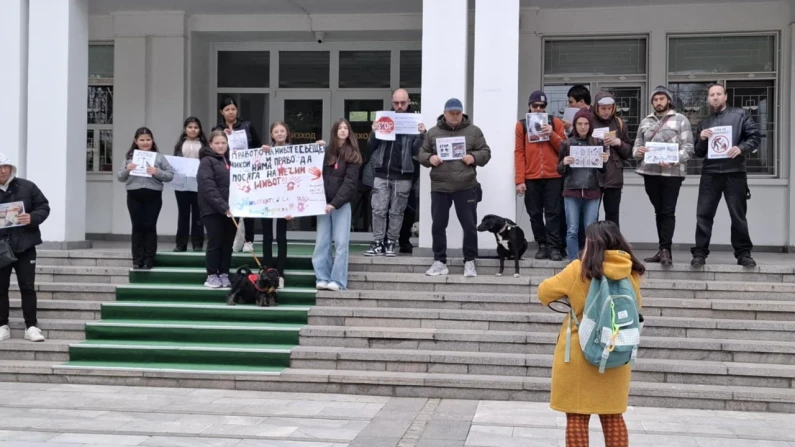 Трети пореден протест за насилието над животни в Силистра /видео/